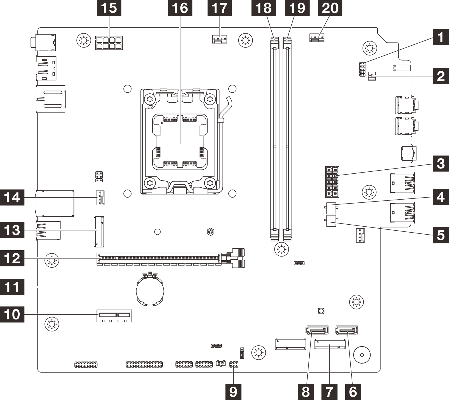 System-board connectors