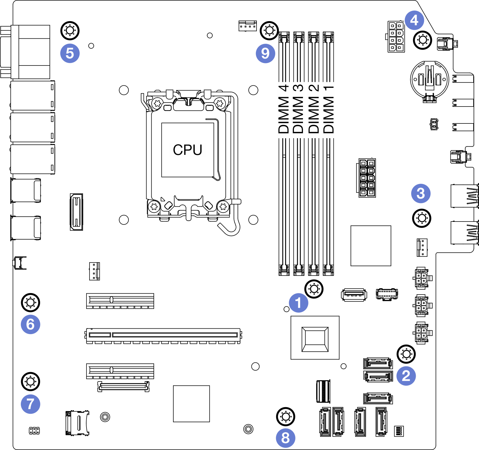System-board screws removal sequence