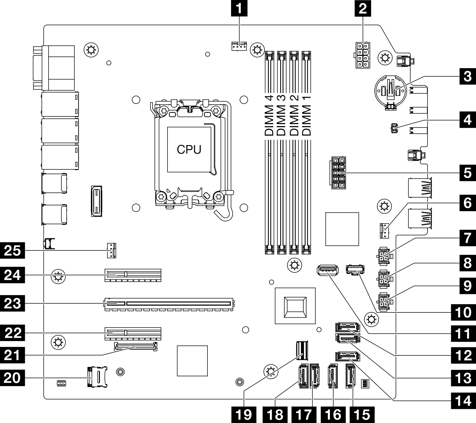 System-board connectors