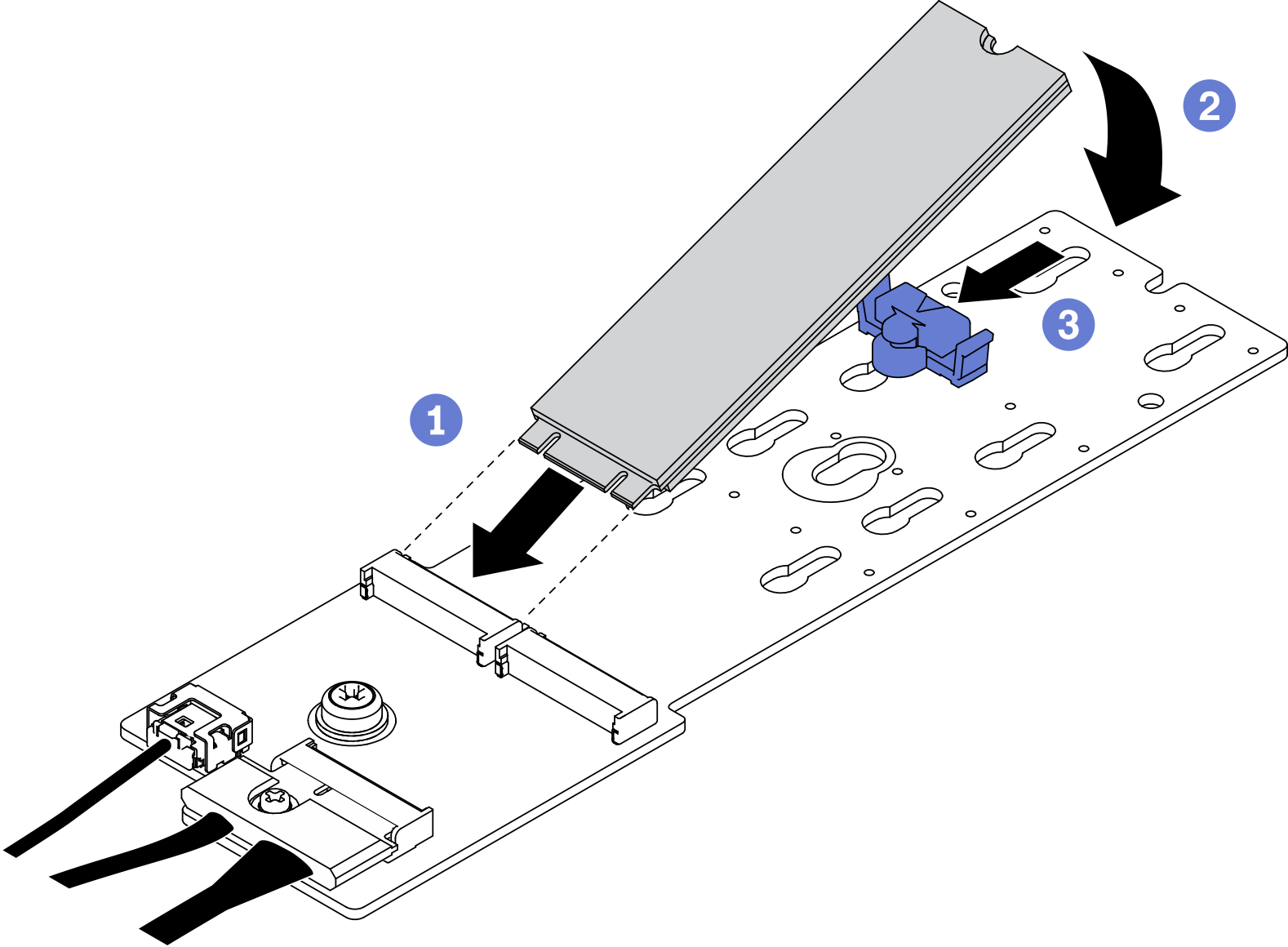 M.2 drive installation