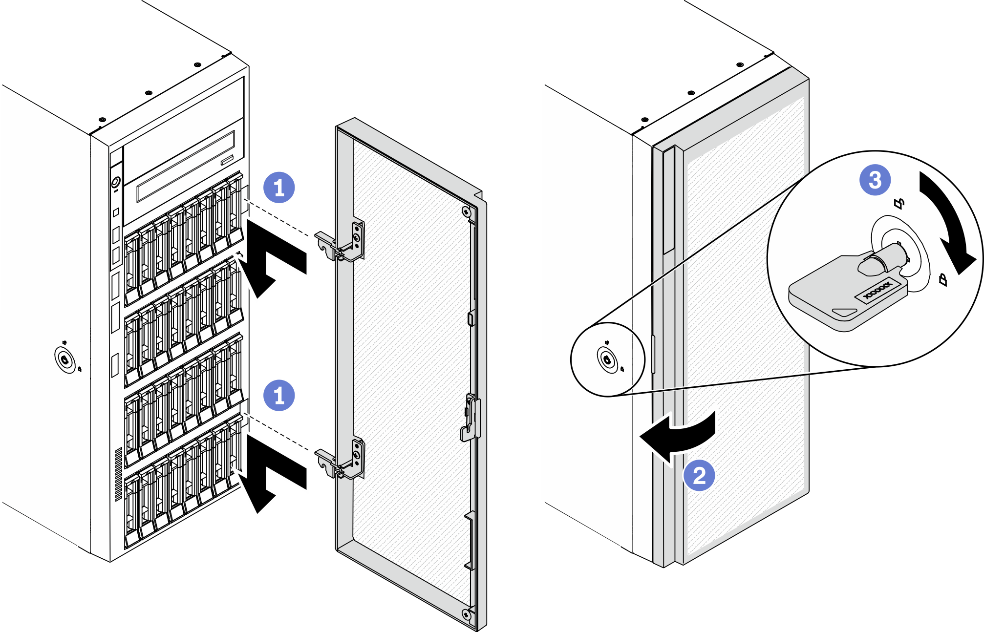 Security door installation