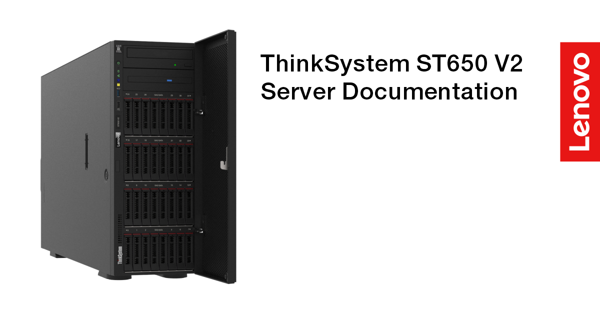 ThinkSystem ST650 V2 7Z74 タワー・ラックマウントサーバ Lenovo ThinkSystem ST650 V2 Server Product Guide (withdrawn
