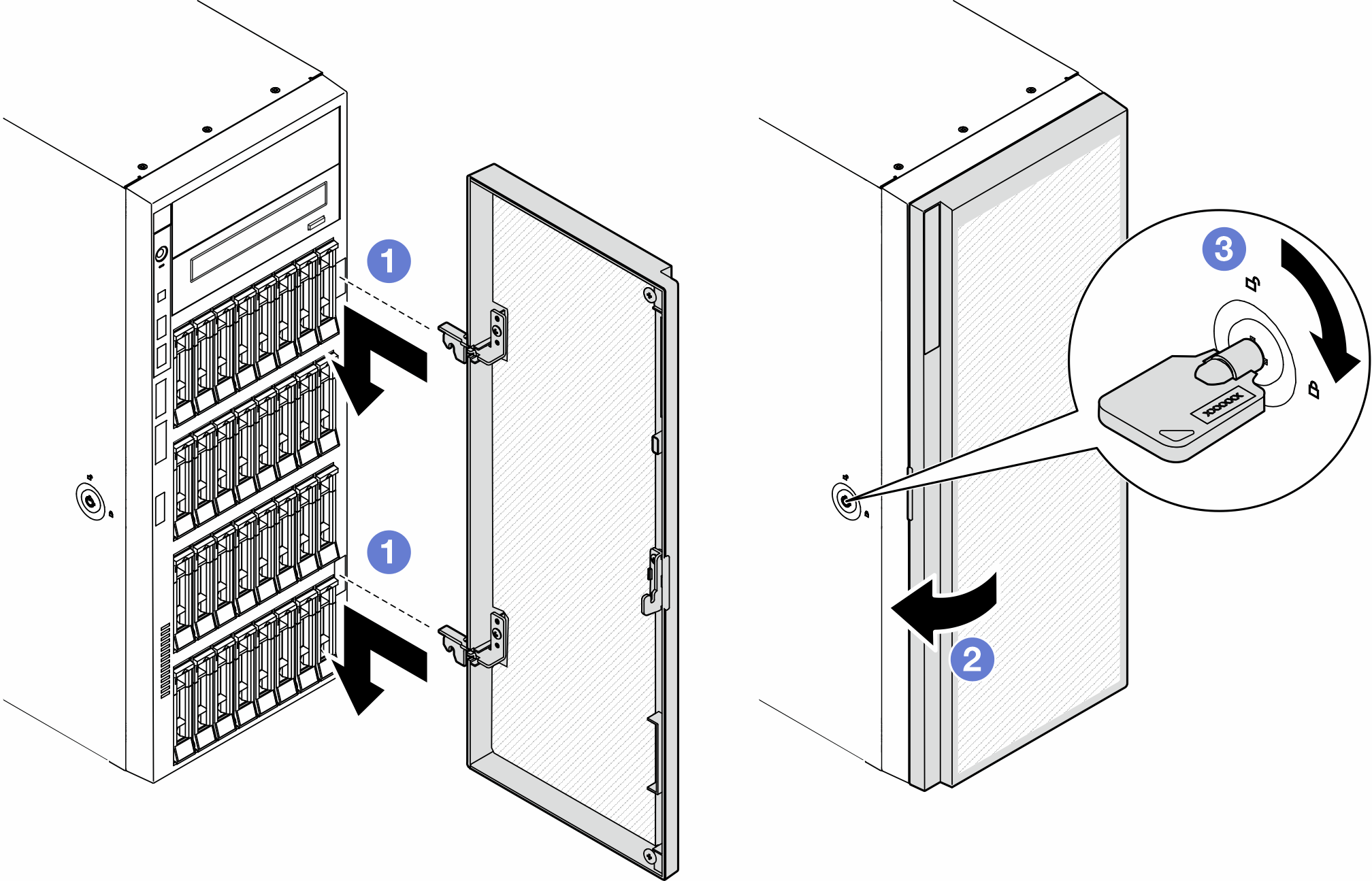 Security door installation