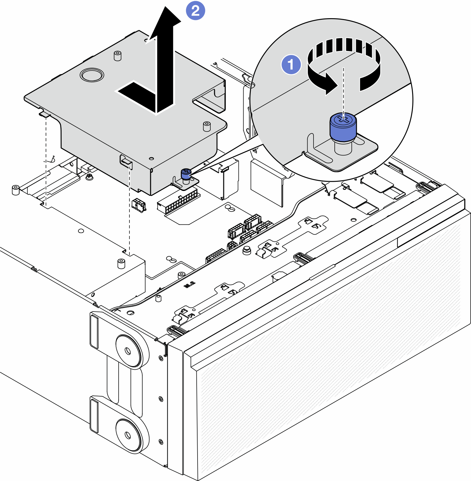 Power distribution board cover removal