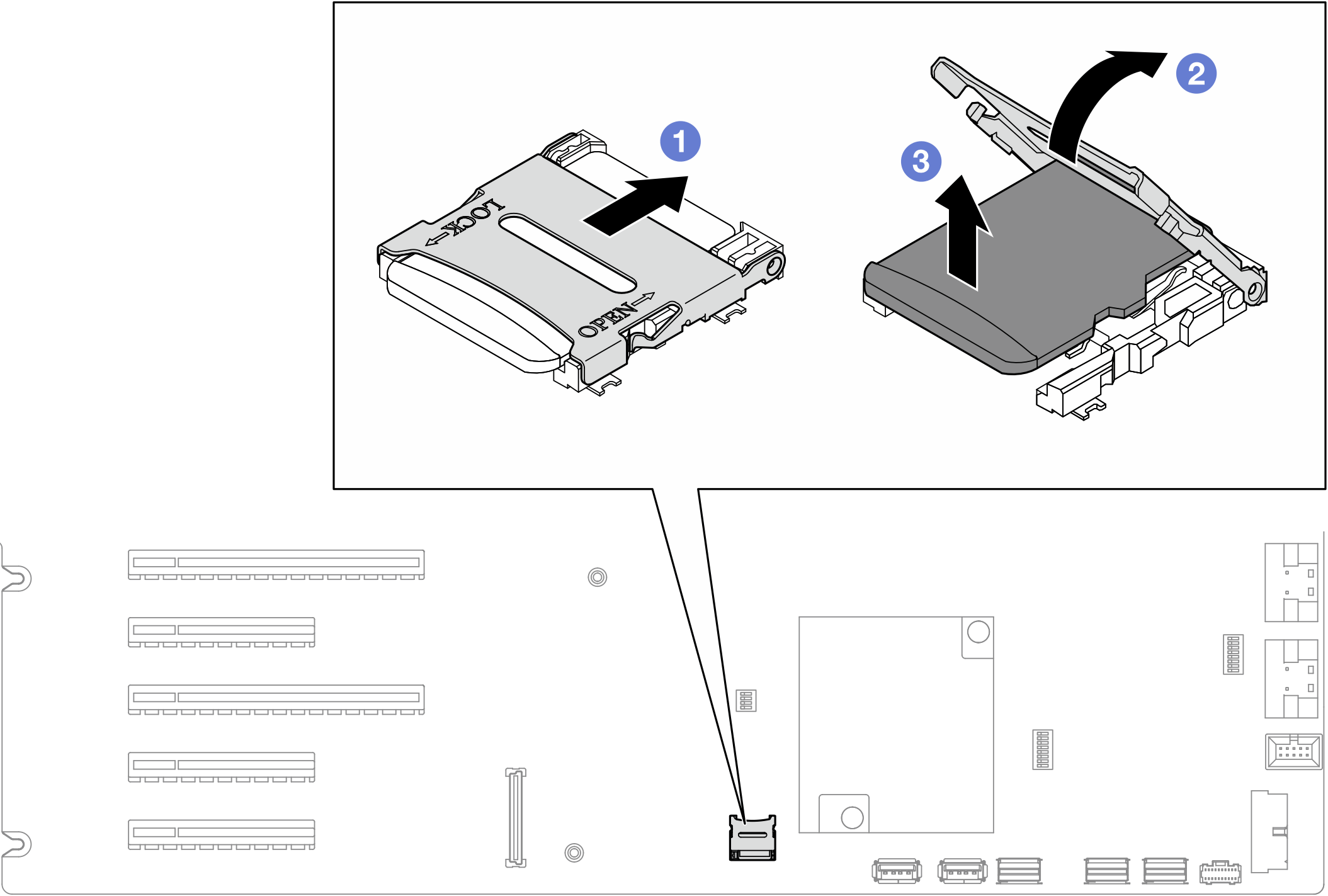 MicroSD card removal