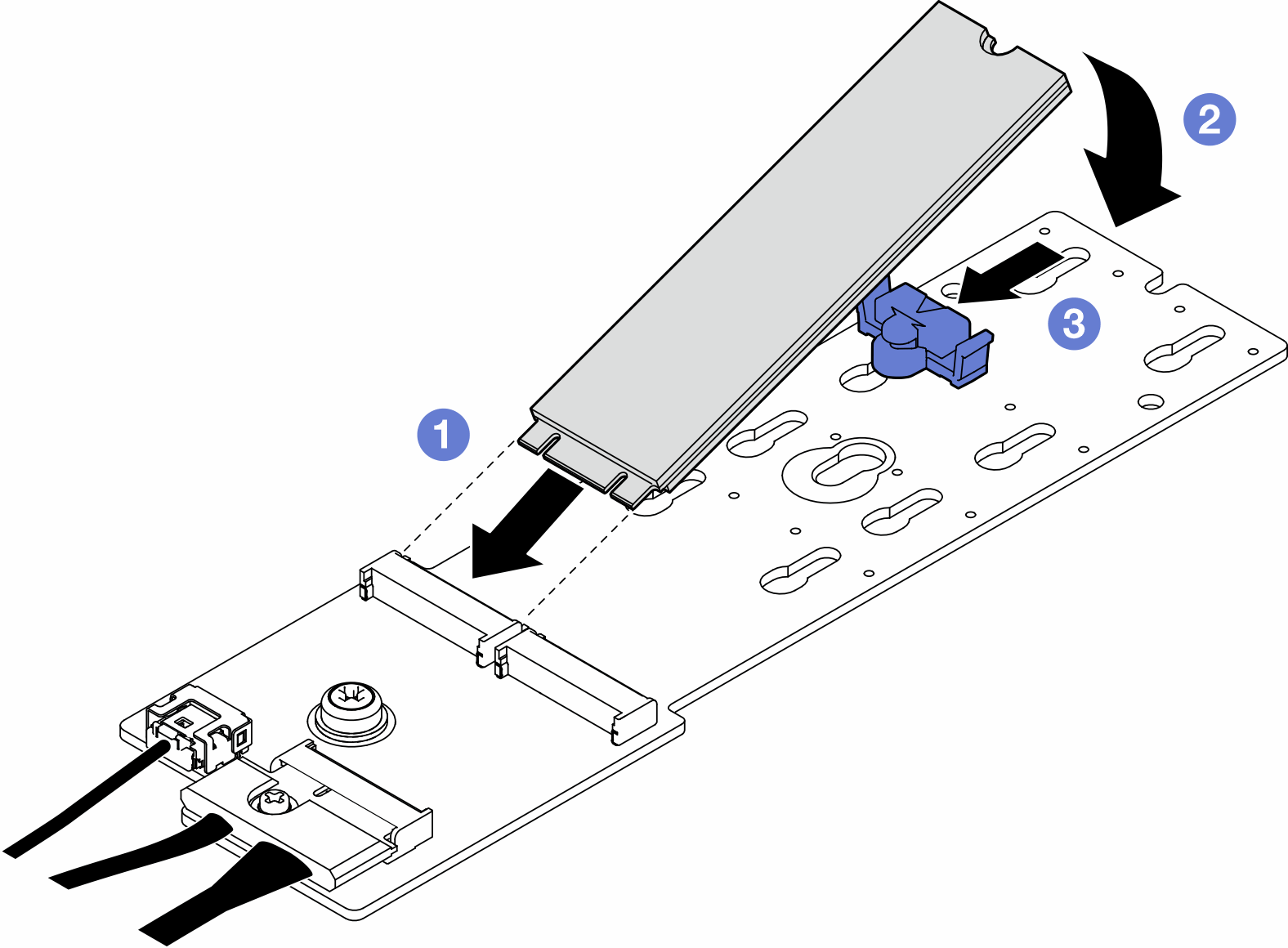 M.2 drive installation