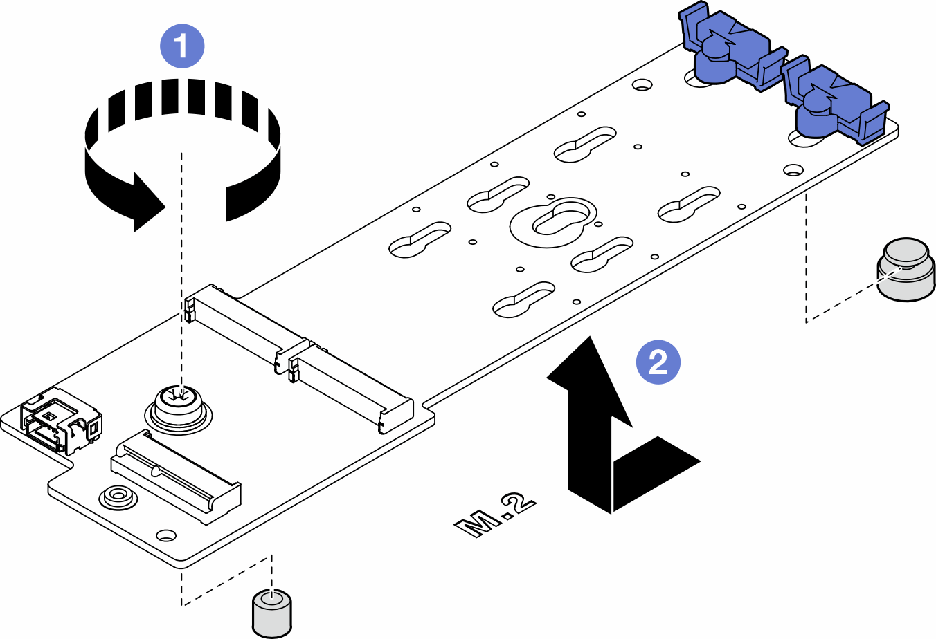 M.2 boot adapter removal