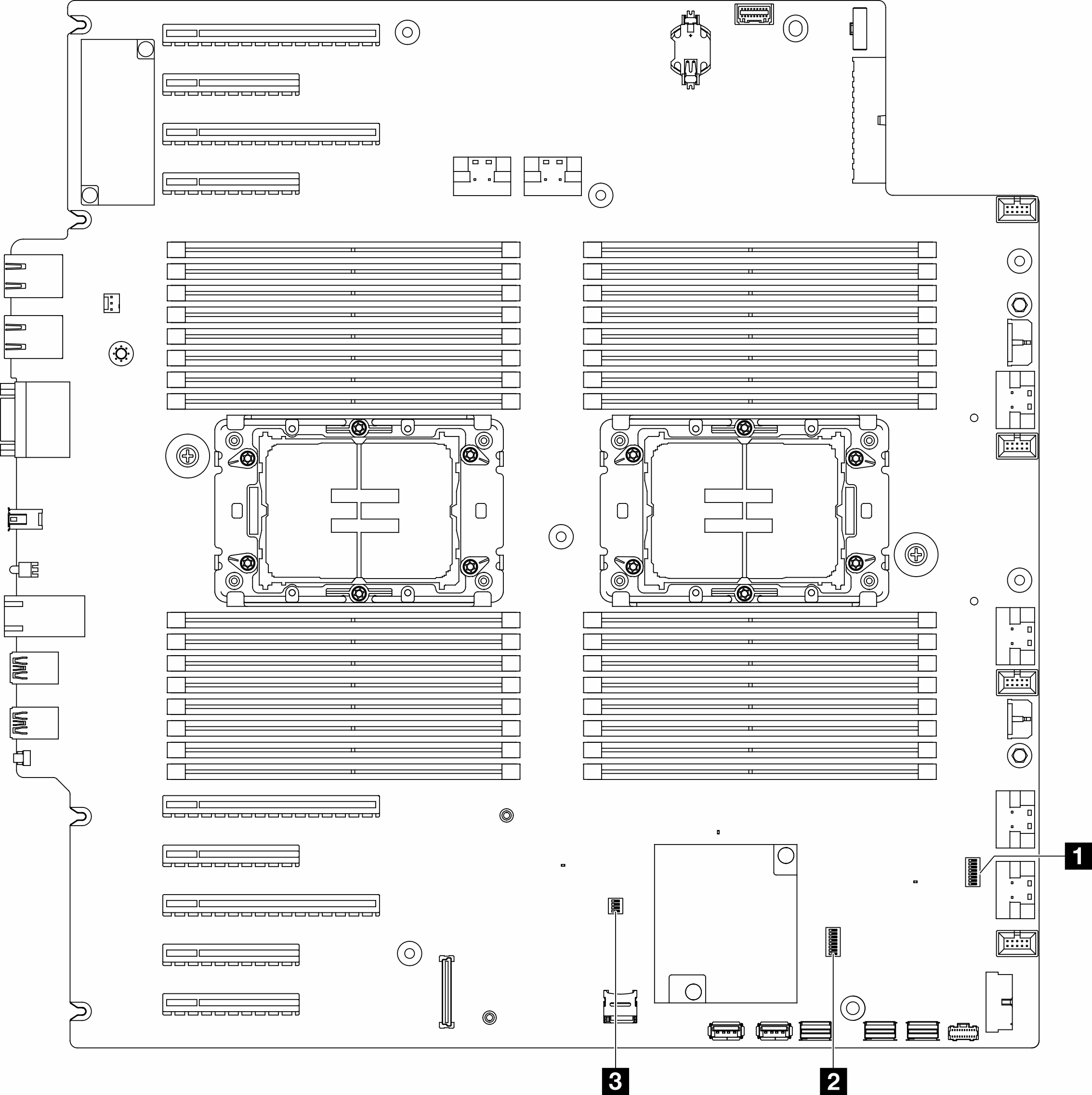 System board switches