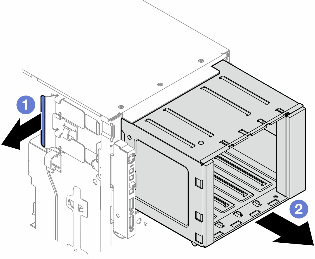 Expansion drive cage removal