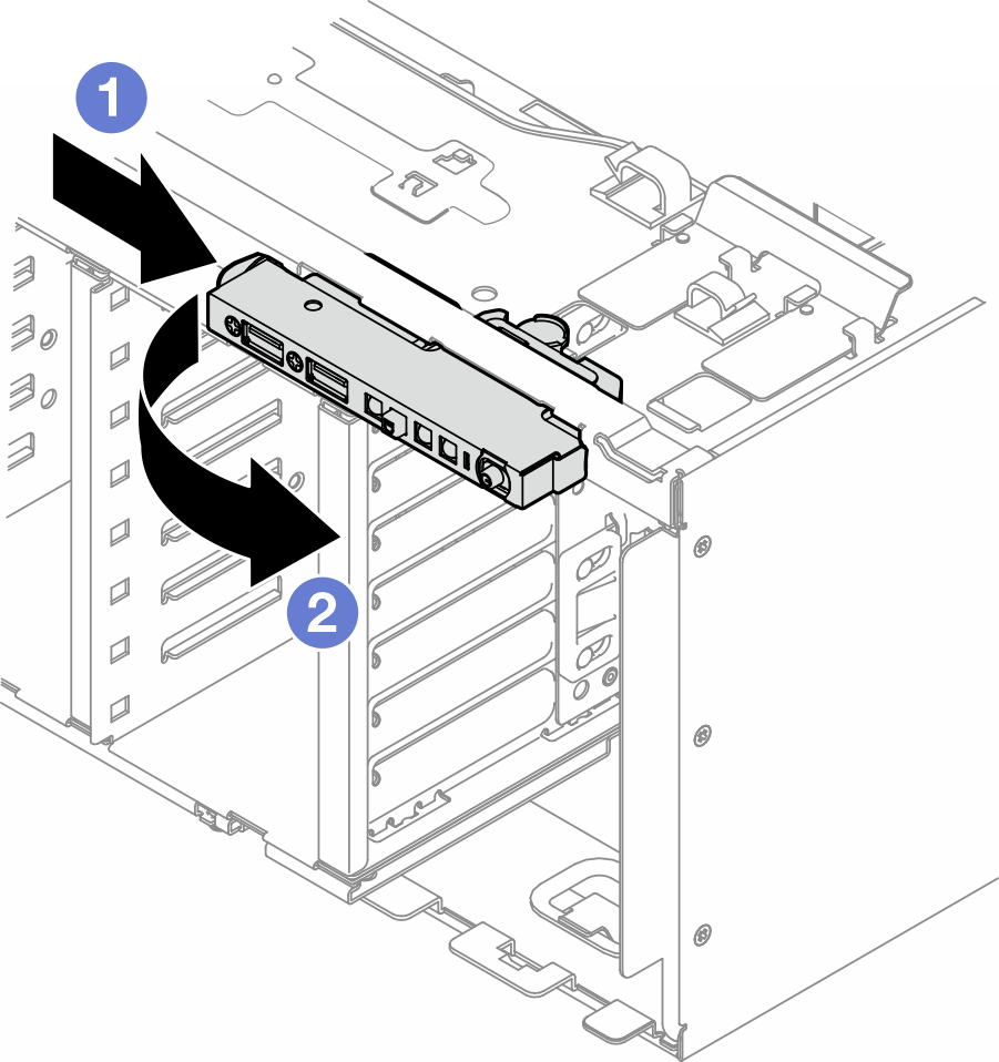 Front I/O module removal