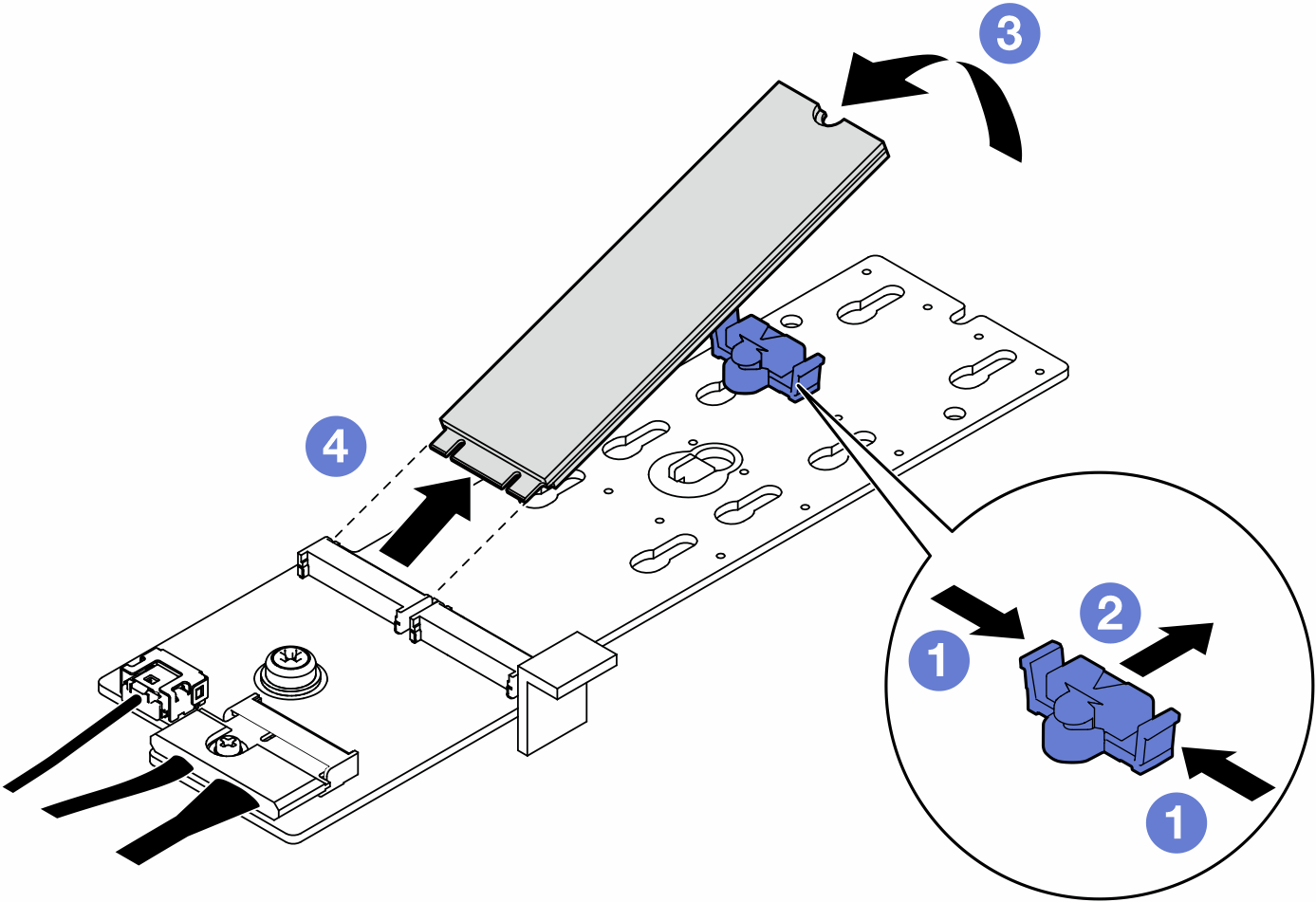 M.2 drive removal