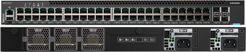 Image showing Lenovo ThinkSystem NE0152T RackSwitchfor ThinkAgile CP6000 Series