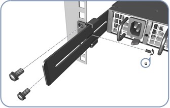 Image showing adjustment of the rail flange in the rack