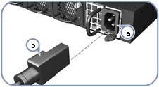 Image showing how to connect power to the interconnect switch