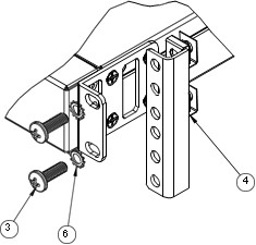 Image showing how to release the switch unit from the rack