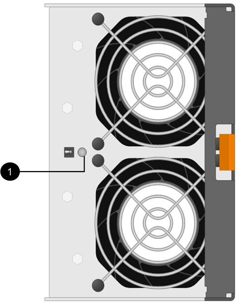 LEDs on the fan canister