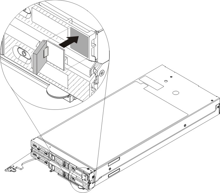 Graphic illustrating the installation of an RFID tag