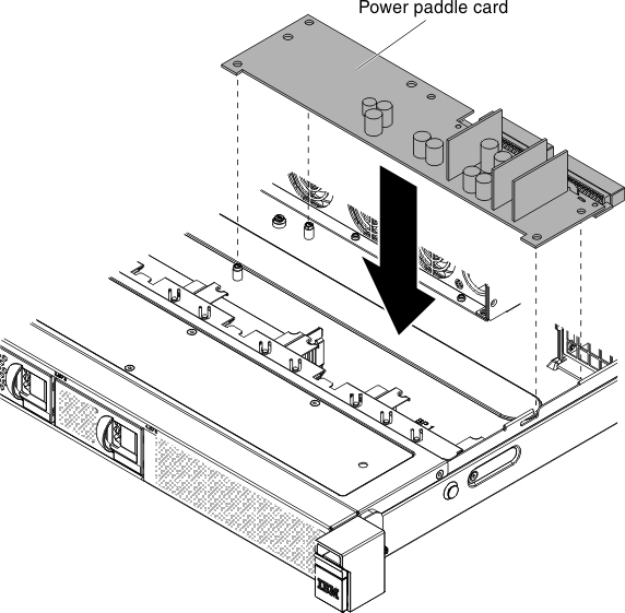 Power paddle card installation