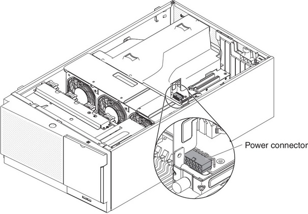 Connect the power cable