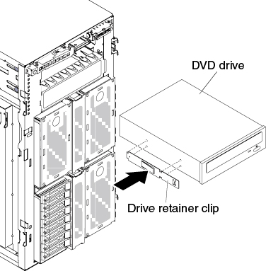 Install the drive retainer clip