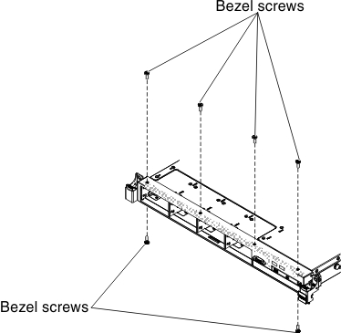 Bezel screws installation