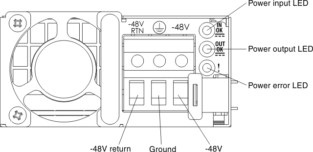 DC power-supply LEDs