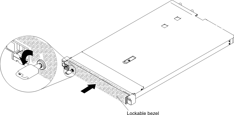 Locking the security bezel