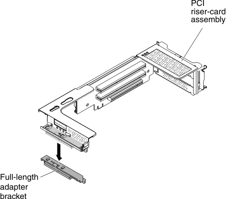 Full-length-adapter bracket removal