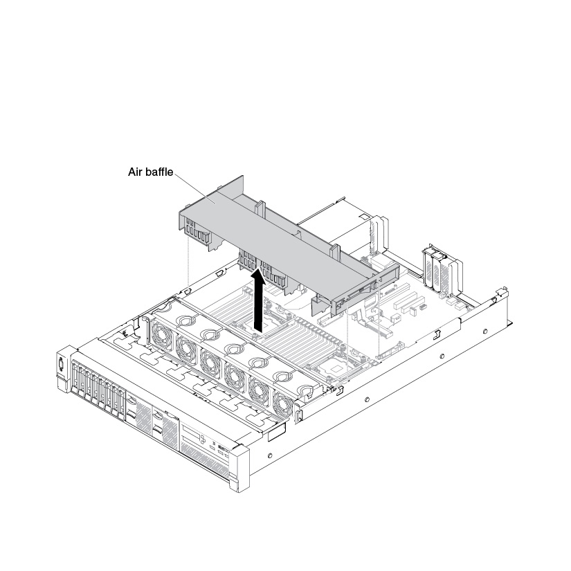 Air baffle removal