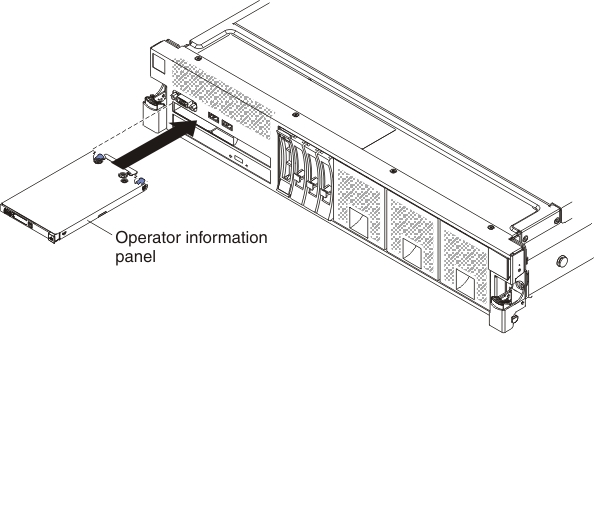 replace operator info panel assembly