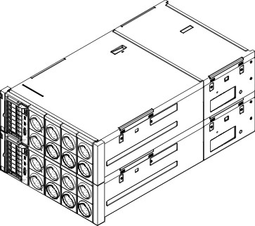Ilustración del servidor de 8 zócalos
