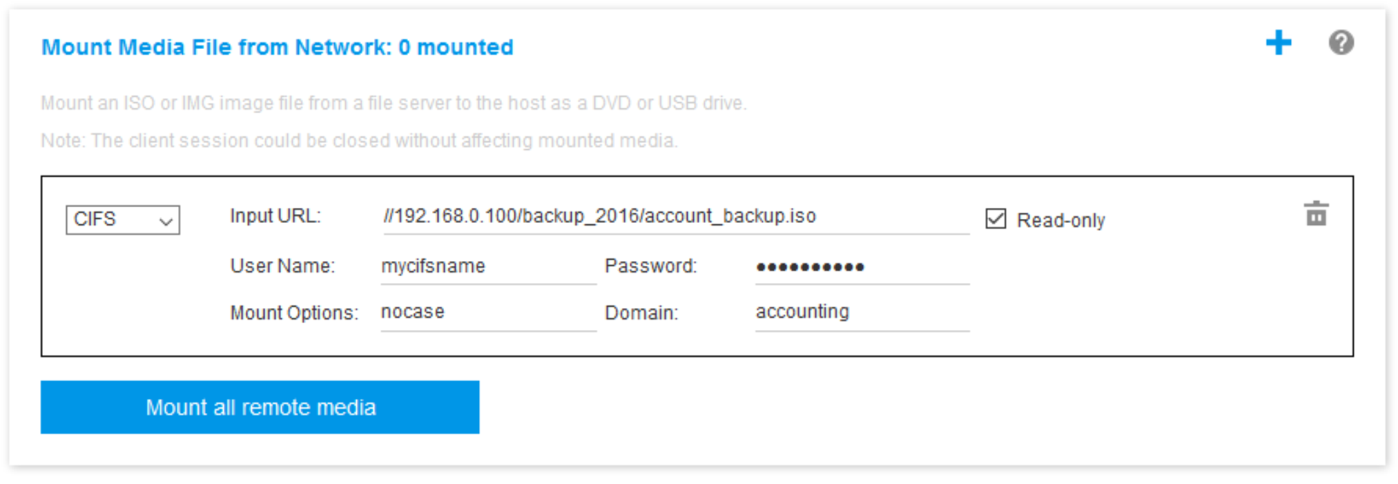 CIFS - Common Internet File System example